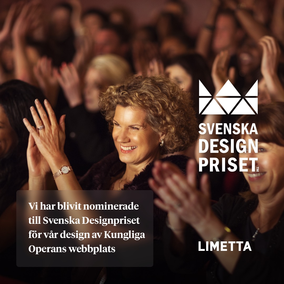 Rösta nu på Kungliga Operan!
Limetta är nominerade till Designpriset – hjälp oss ta hem vinsten!
Läs mer: limetta.se/Designpriset--…