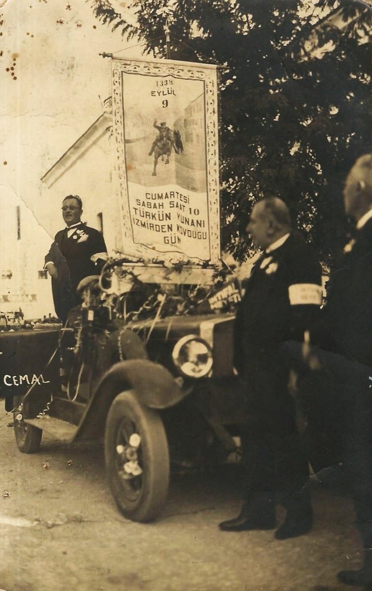 "Bütün cihan işitsin ki efendiler, artık #İzmir hiçbir KİRLİ AYAĞIN üzerine basamayacağı KUTSAL BİR TOPRAKTIR.”

#9Eylül
#İzmir