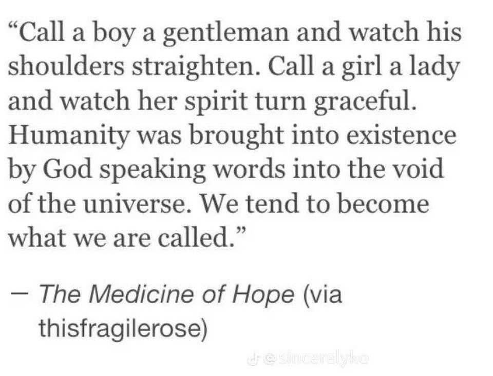 iammariamimran's tweet photo. Our children become what we call them.. https://t.co/zkWXolI08y