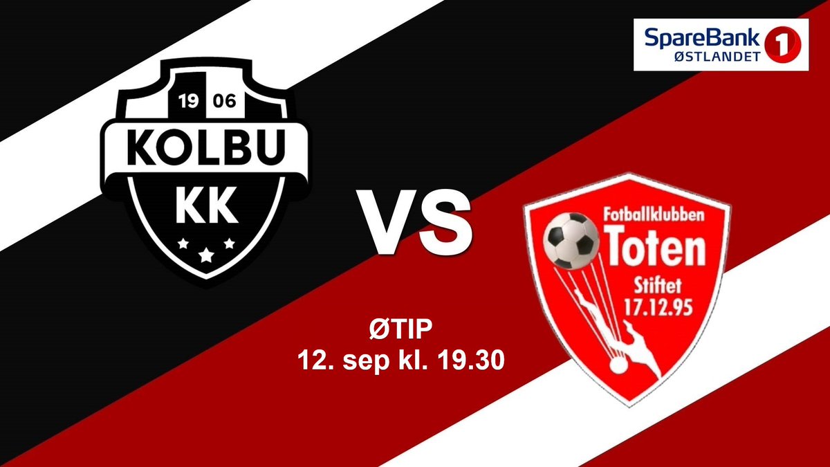Ny kamp i 4. divisjon fredag kveld🤩 Vi møter erkerival FK Toten⚽️ Avspark klokken 19.30 på ØTIP👍 Møt opp!🙌