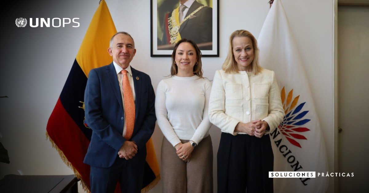 En su misión a Ecuador, la Directora Ejecutiva Adjunta de UNOPS, se reunió con <a href="/mishelmanchenok/">Mishel Mancheno</a>, Vicepresidenta de <a href="/AsambleaEcuador/">Asamblea Nacional</a>, a fin de dialogar sobre oportunidades de desarrollo y crecimiento económico del país en sectores como #infraestructura, #salud y #transporte