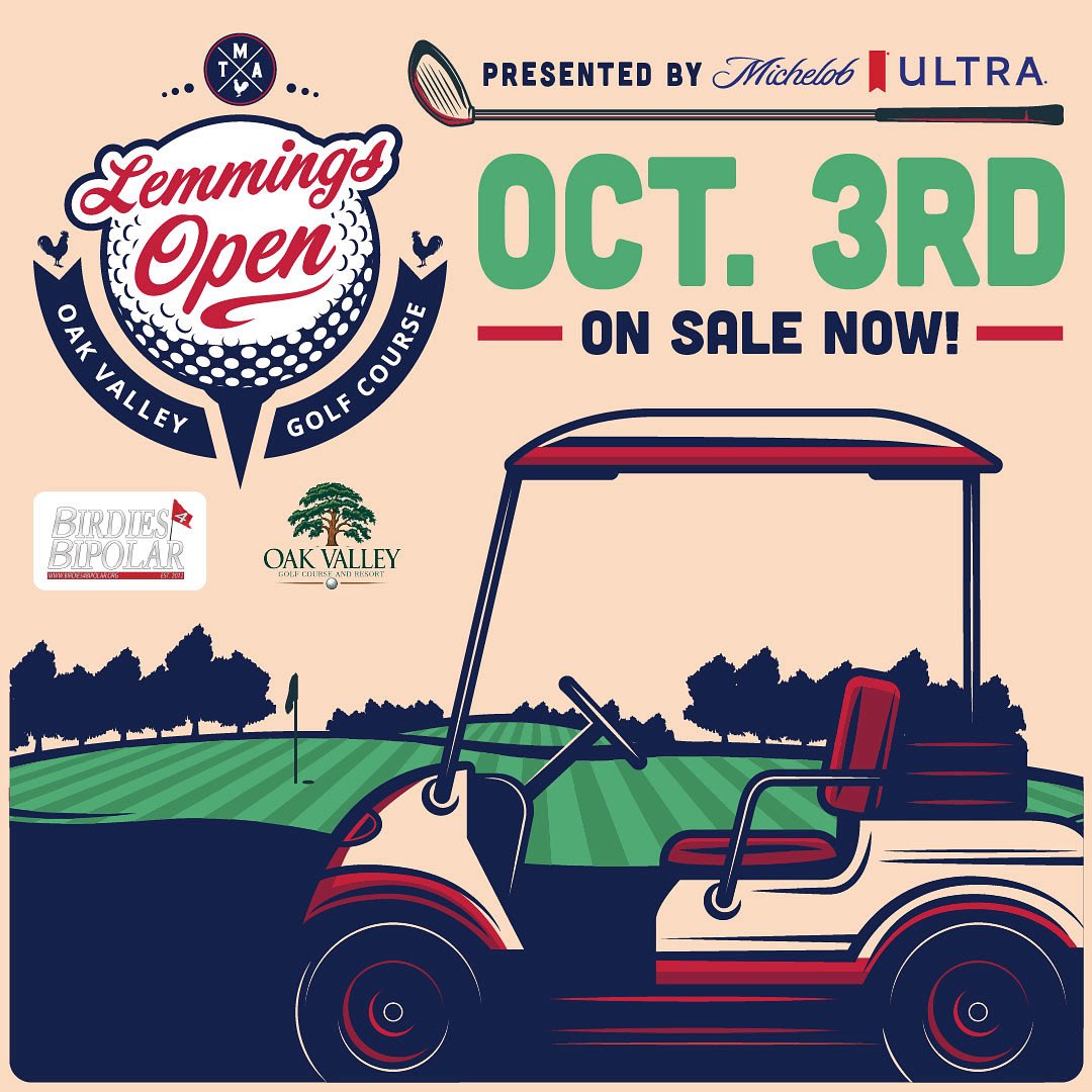 Come on out to Oak Valley Golf Course &amp; Resort on October 3rd for <a href="/TMASTL/">The Morning After STL</a>’s Lemmings Open. 

Always a really fun day of playing some golf and hanging out with friends of the program. 

Head to 101espn.com and grab your foursome today!