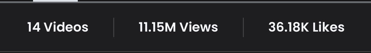 Just realized I reached 11 million views on yt jobs with 3 months to spare. Banger