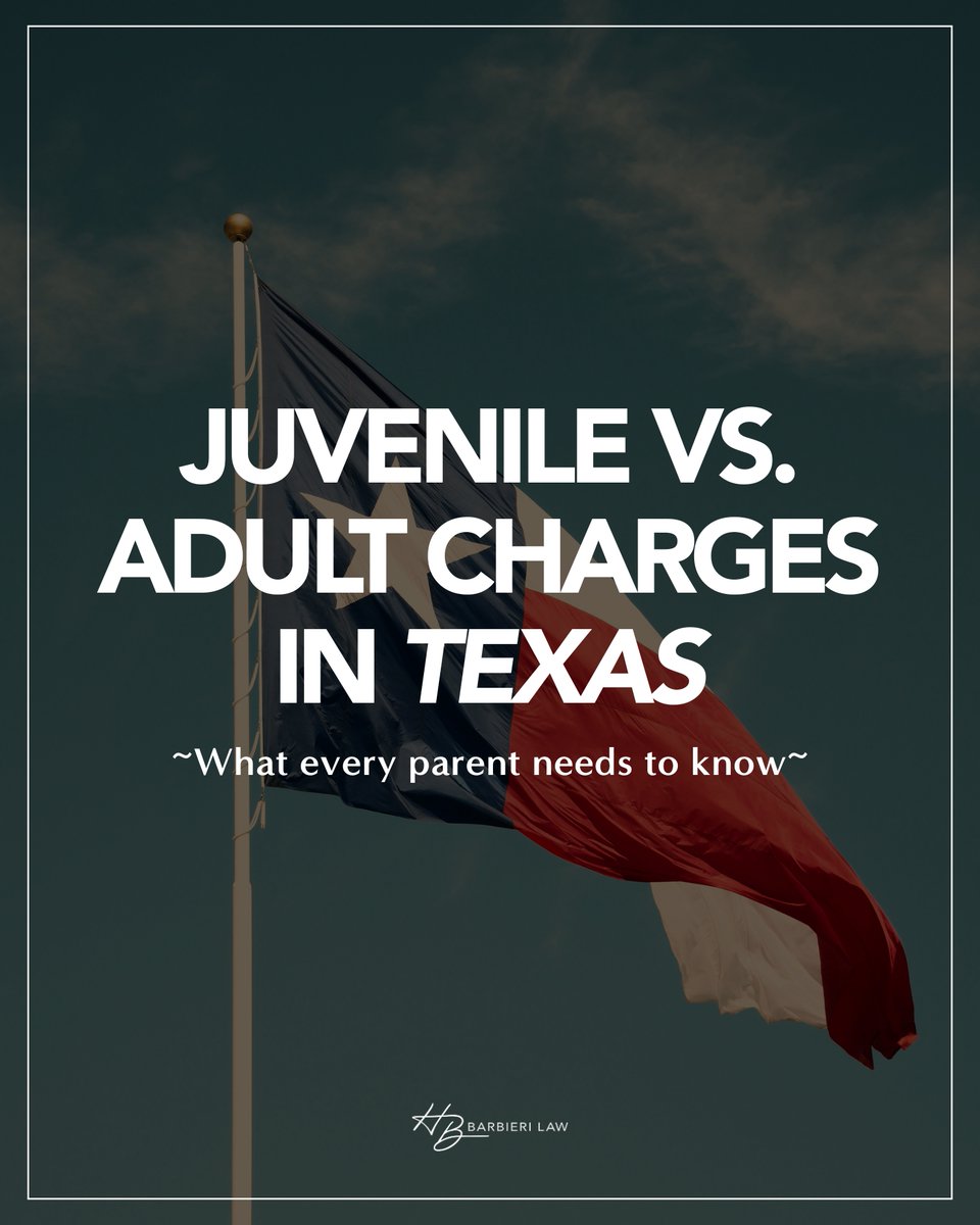 BarbieriLaw_'s tweet photo. One mistake can change a child's life.
Juvenile court = rehab.
Adult court = harsh penalties + permanent record. 
Protect your child. Call Barbieri Law Firm today.
https://t.co/jrGBrCzBKl
#JuvelineLaw #ProtectYourChild #TexasLaw https://t.co/B67yeU5dTF