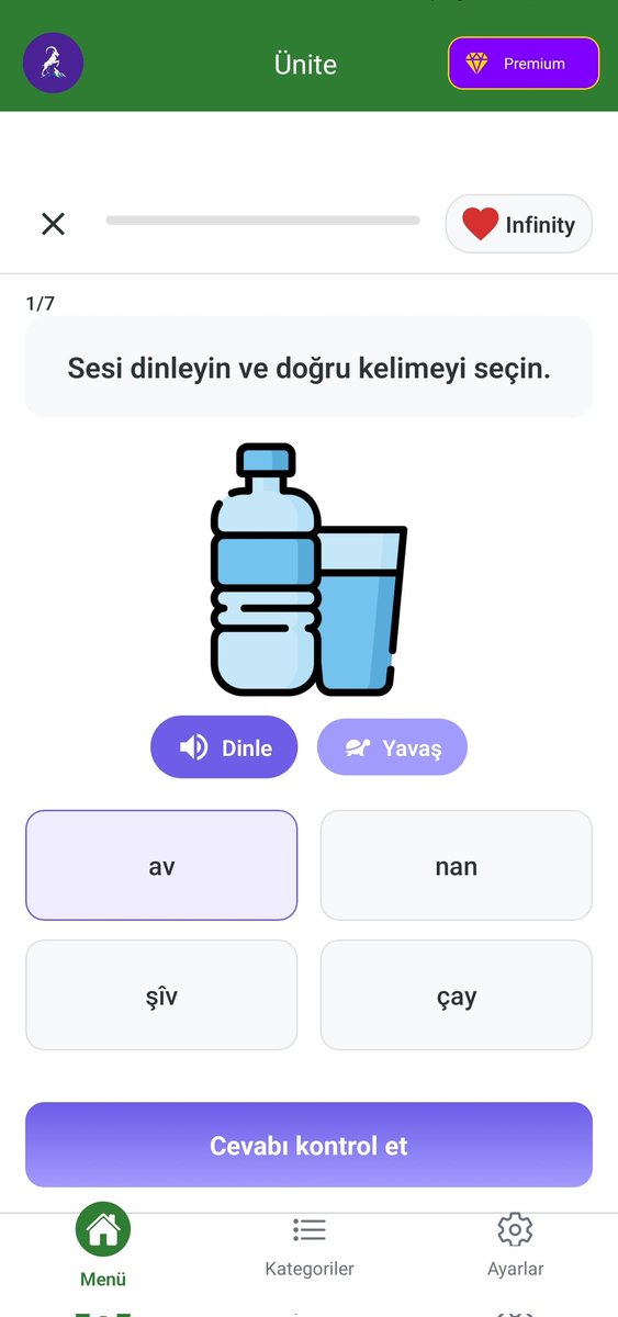 learnkurdishh's tweet photo. 💭 Bazı arkadaşlar satın alma olmasından şikâyet ediyor. Biz bireysel geliştiriciyiz, sponsorluk desteğimiz yok. Her gün dilimiz için emek veriyoruz. Tek seferlik premium desteğiniz, uygulamanın gelişiminde büyük bir katkı olur. Anlayışınız için teşekkür ederiz 🙏💜 https://t.co/myX624icnN