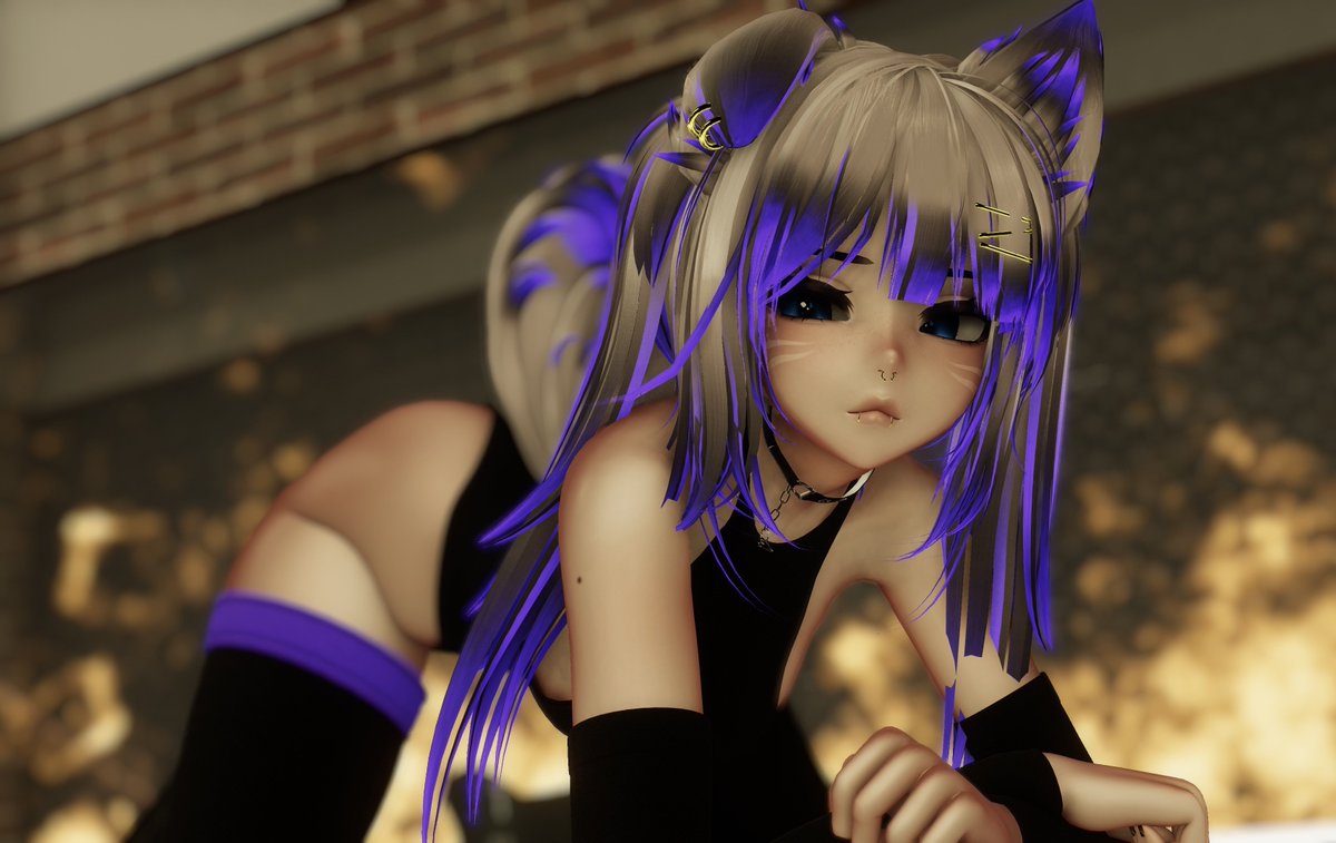 Careful.. staring too long and this puppy will think you want to play~ 💜✨