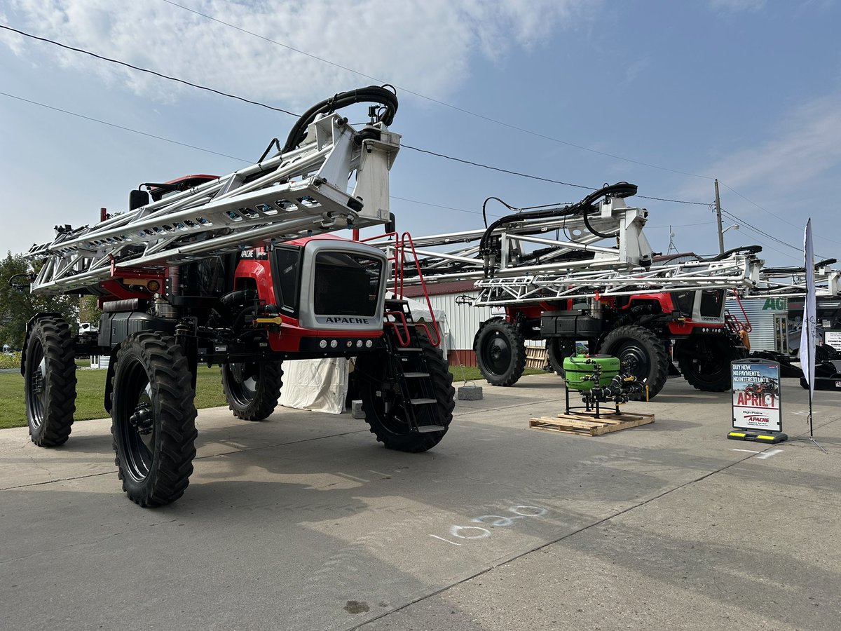 Come see us at big iron today, tomorrow and Thursday 9-5! 

#ApacheSprayers 
#HighPlainsApache