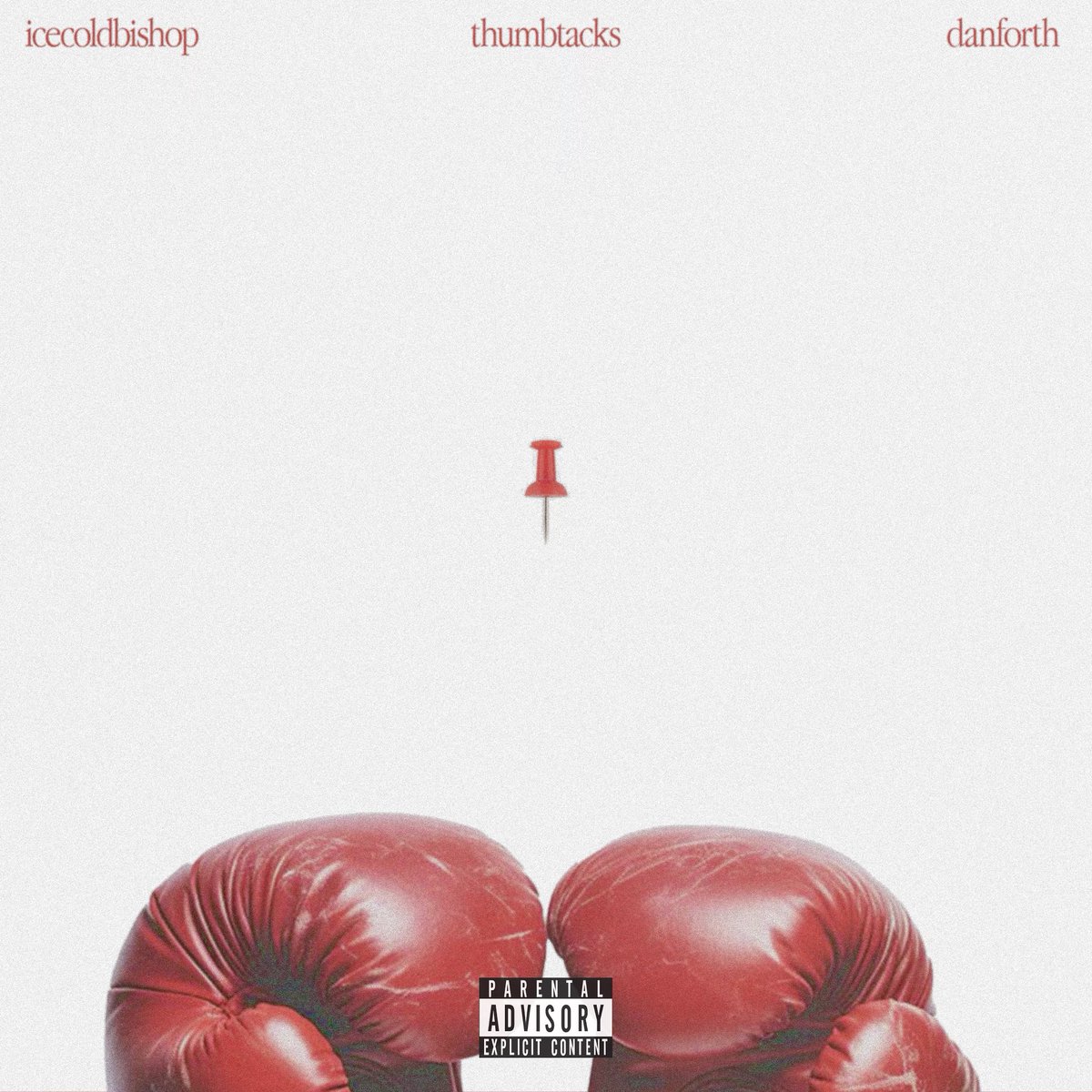 “Thumbtacks”

ICECOLDBISHOP &amp; DANFORTH

out now EVERYWHERE!!!!!

no playlist, no label, no support. 
just music directly to the people! 
enjoy.

Spotify Link:

open.spotify.com/track/5OcRVz45…

Apple Link: 

music.apple.com/us/album/thumb…