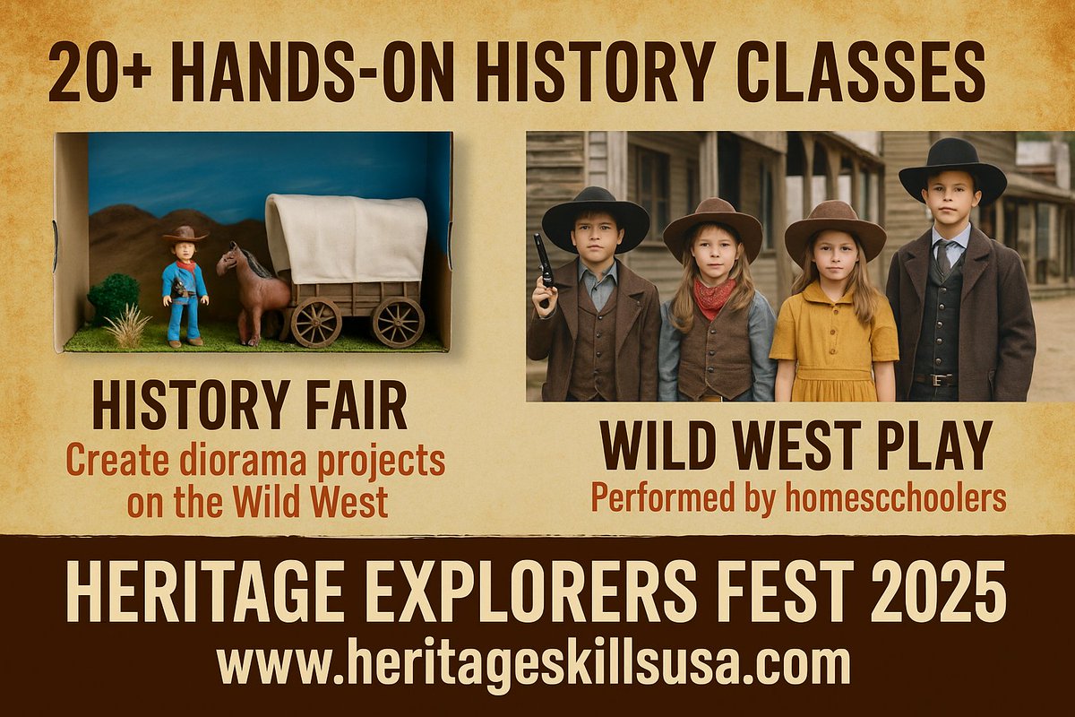 Hands-On American History Event for Ohio Homeschooling families! #homeschool  #homeschooling heritageskillsusa.com/f/heritage-exp…