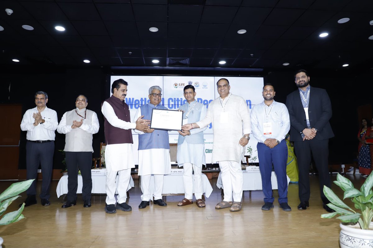 moefcc's tweet photo. Under the Ramsar Convention, Indore (Madhya Pradesh) and Udaipur (Rajasthan) received recognition as Wetland Cities.

4/4 https://t.co/tgPw2RQGBC