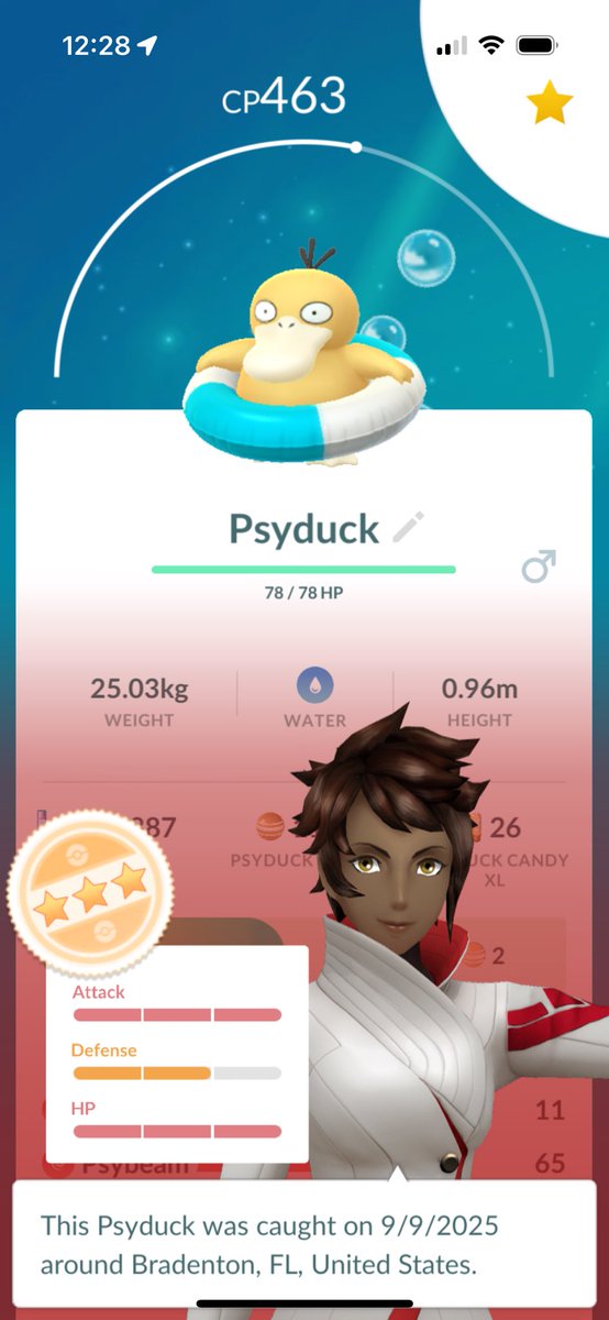 first oneeee ☀️ #pokemongo