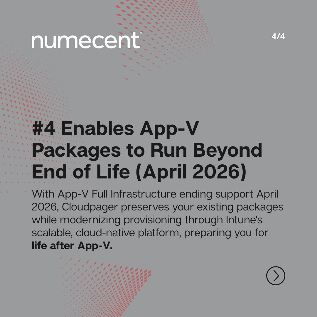 Numecent (@numecent) on Twitter photo How Cloudpager Enables App-V Packages to be Deployed via Intune 👇Skip complex scripting. Drag-and-drop App-V packages into Cloudpager's console - Intune-ready in minutes with 20x faster deployments. See Cloudpager's Intune capabilities in real time: numecent.com/2025/06/12/how… How Cloudpager Enables App-V Packages to be Deployed via Intune 👇Skip complex scripting. Drag-and-drop App-V packages into Cloudpager's console - Intune-ready in minutes with 20x faster deployments. See Cloudpager's Intune capabilities in real time: numecent.com/2025/06/12/how…