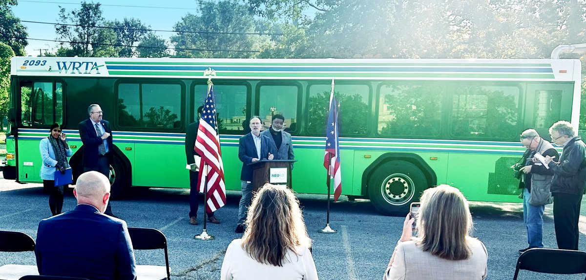 WRTA hosted a demo of a Smart Rider Advanced Driver Assistance System for public transit buses, which controls the distance between vehicles, provides collision avoidance, lane keeping assistance and more. Read more here:  bit.ly/46eUK2P