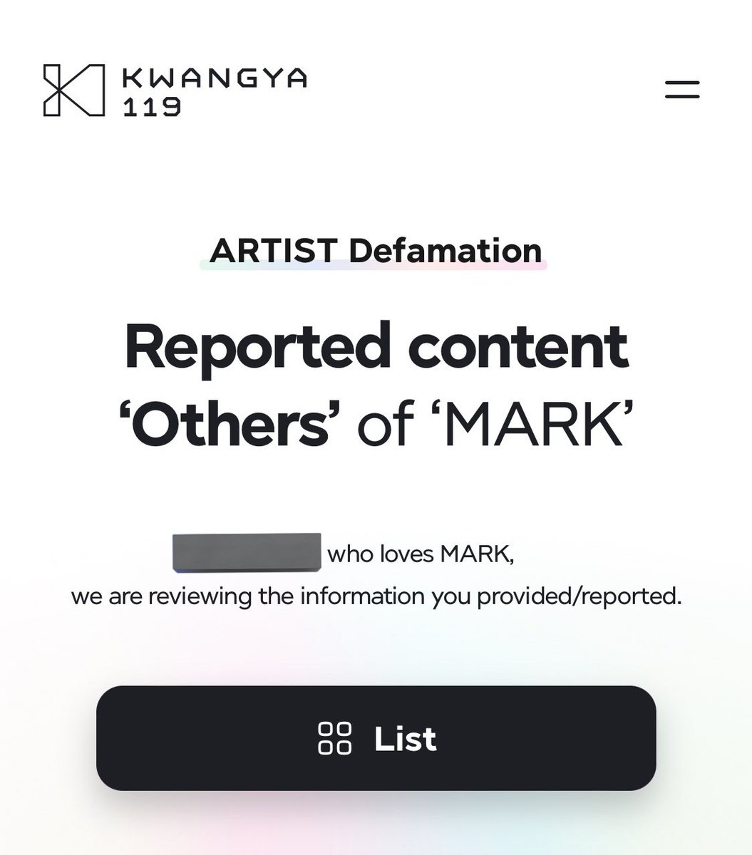 markfs and nctzens, please remember that while we love and support mark, we must also stand firm in our values. this is a serious matter, so i hope you all take time to report this collab through kwangya119