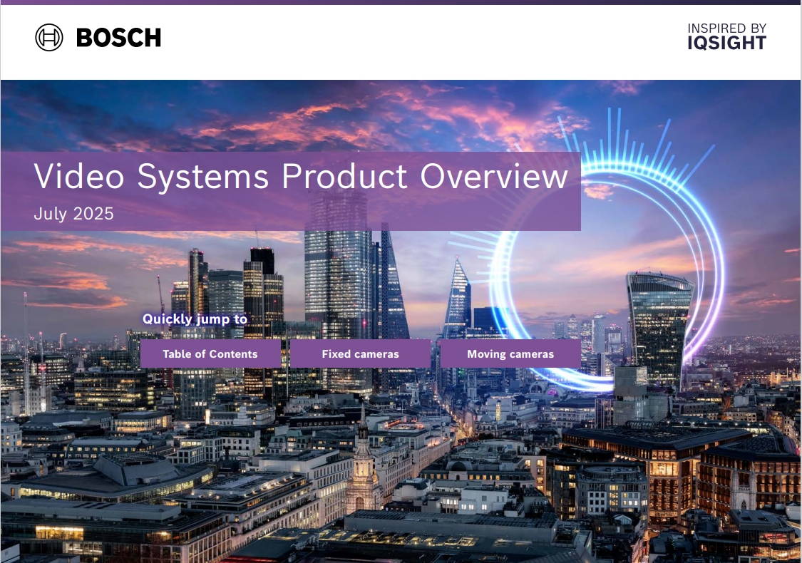 The Video Systems Product Overview brochure (PDF) has been refreshed to include the latest products and updated links.
See the latest here: bit.ly/3JUDGrl 
#powertopredict #safetyandsecurity #videoanalytics