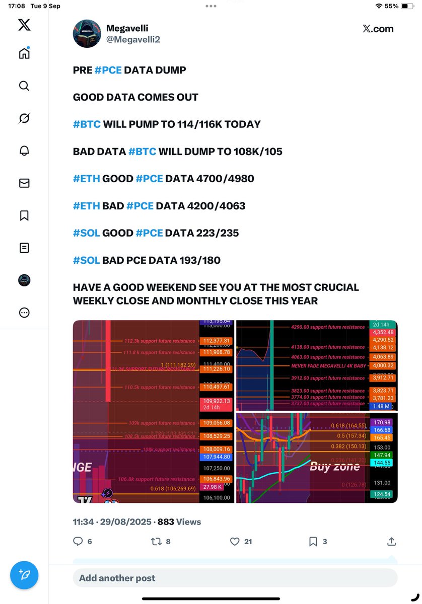 Megavelli2's tweet image. #ENDGAME Q4 PART 4 

#ALTSEASON INCOMING

#OTHERS A TRUE BREAKOUT AND HELD MY #ALTCOIN BUYZONES CLEARLY ON CHART

#BTC ON THE 29TH OF AUGUST I POSTED THAT #BITCOIN CAN DROP BETWEEN 108K/105K 🎯

 $BTC BOUNCED FROM 107.2k WHICH WAS ALSO MY LOCAL RANGE 🎯

WE FINALLY HAVE A TRUE…