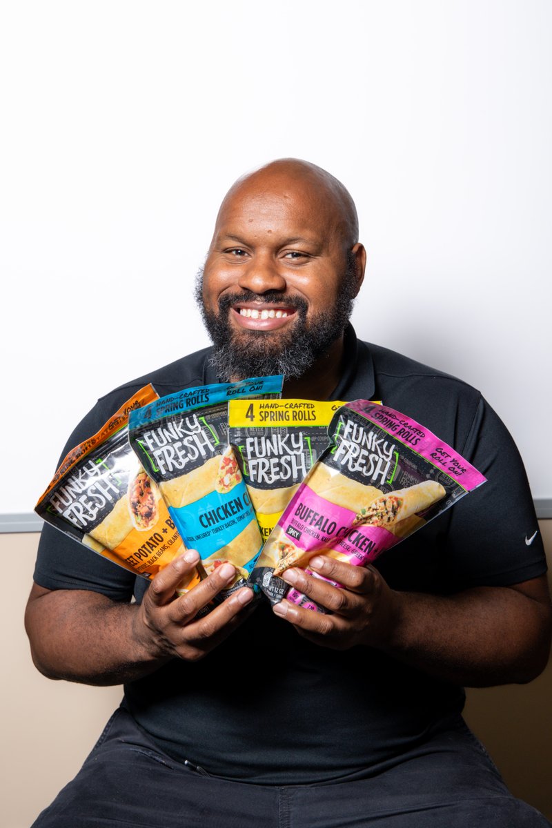 TrueMan McGee, an MATC sheet metal grad, started Funky Fresh Spring Rolls in 2013. The brand's frozen rolls are now in 400 stores, and he was recently named to the <a href="/BizTimesMedia/">BizTimes Milwaukee</a> Notable Alumni list! 🎉

biztimes.com/notable-alumni…