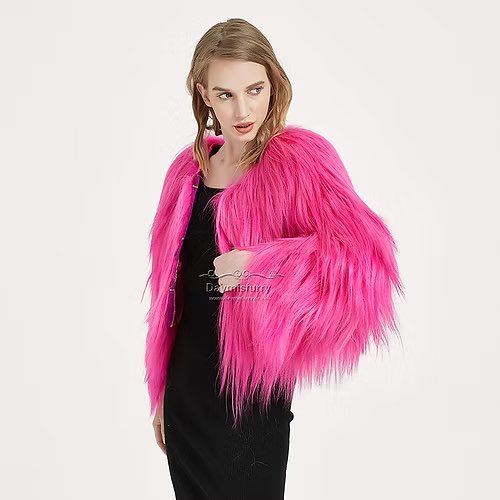 DAYMISFURRY's tweet photo. Our goat pelt wool jacket brings bold color, cozy warmth, and standout style — perfect for turning heads this season 💖🧥 #ootd #fur #coat #furcoat #jacket #furjacket #goatfur #goatfurcoat #goatfurjacket #lambfur #lambfurcoat #lambfurjacket #clothing #garment #outfit #outwear https://t.co/5OyXwpUkdO