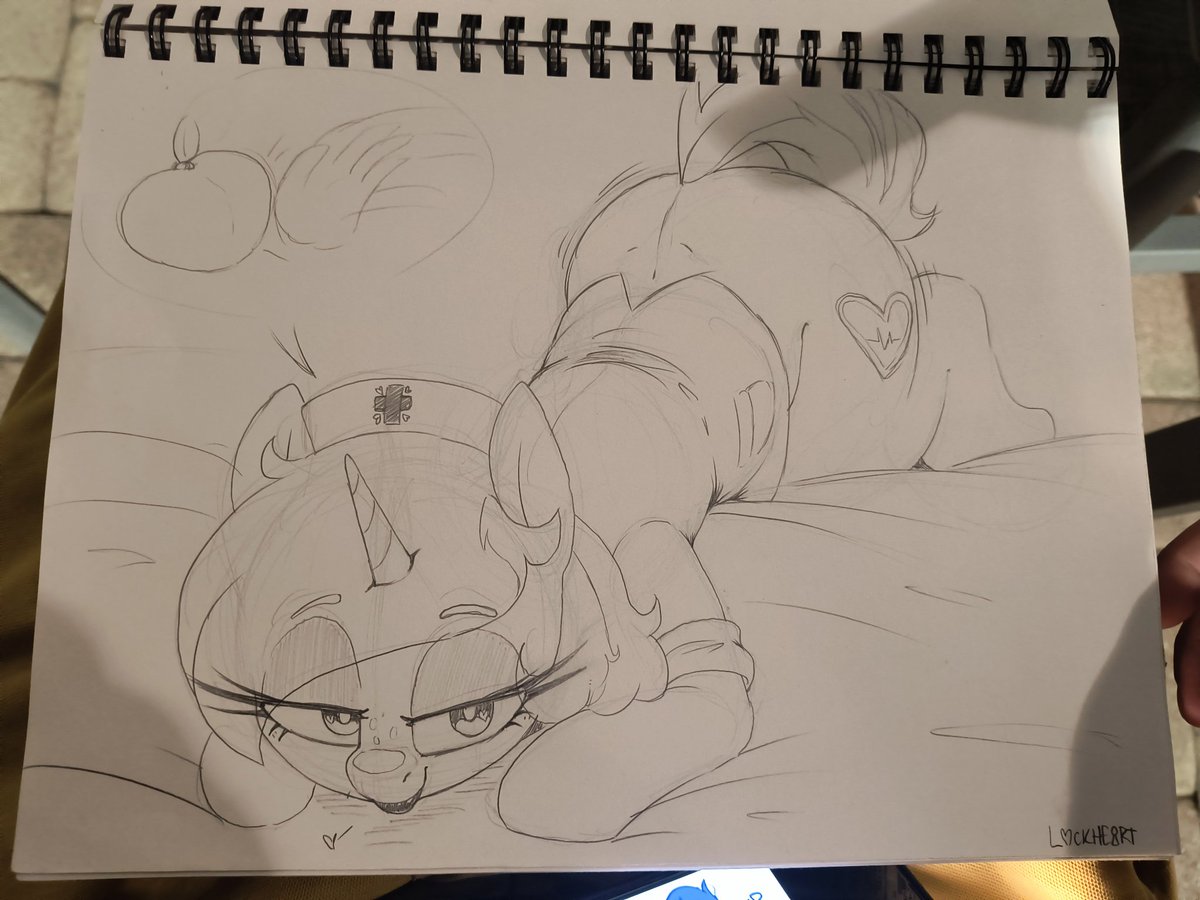 Helloooooooo nurse [awoooga, eyes pop out of skull and tongue falls to the floor]
Art trade with <a href="/Its_Spoops/">Spoops 🔞+ ➡️ Mare Fair 2026</a> at Mare Fair!