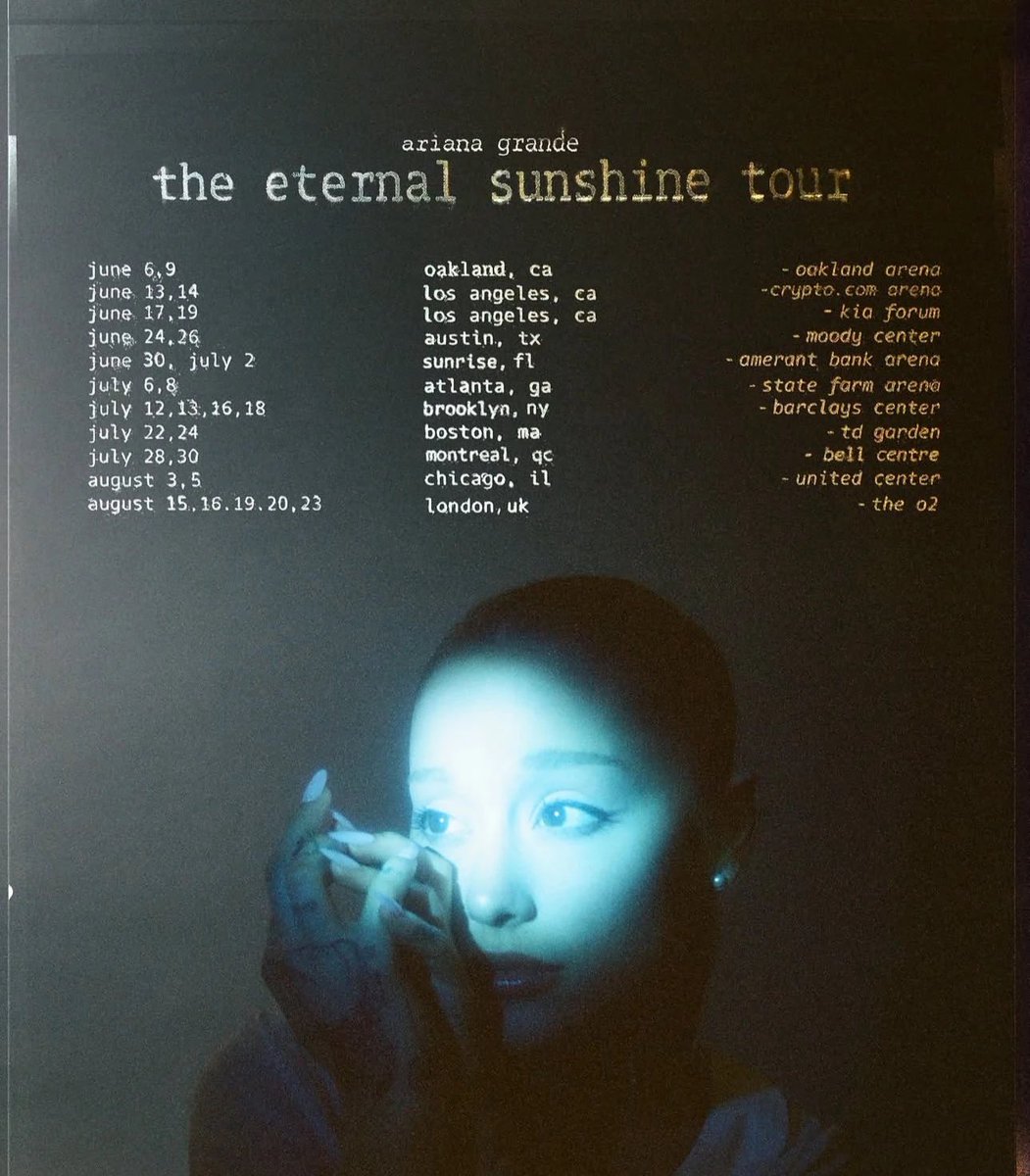 🚨4M people tried to get Ariana Grande Tour tickets in the United States, if you divide that by 50, that is at least 80,000 people per state, which is enough to sell out an entire stadium in each state.

Don’t ever say Ariana can’t do stadiums again