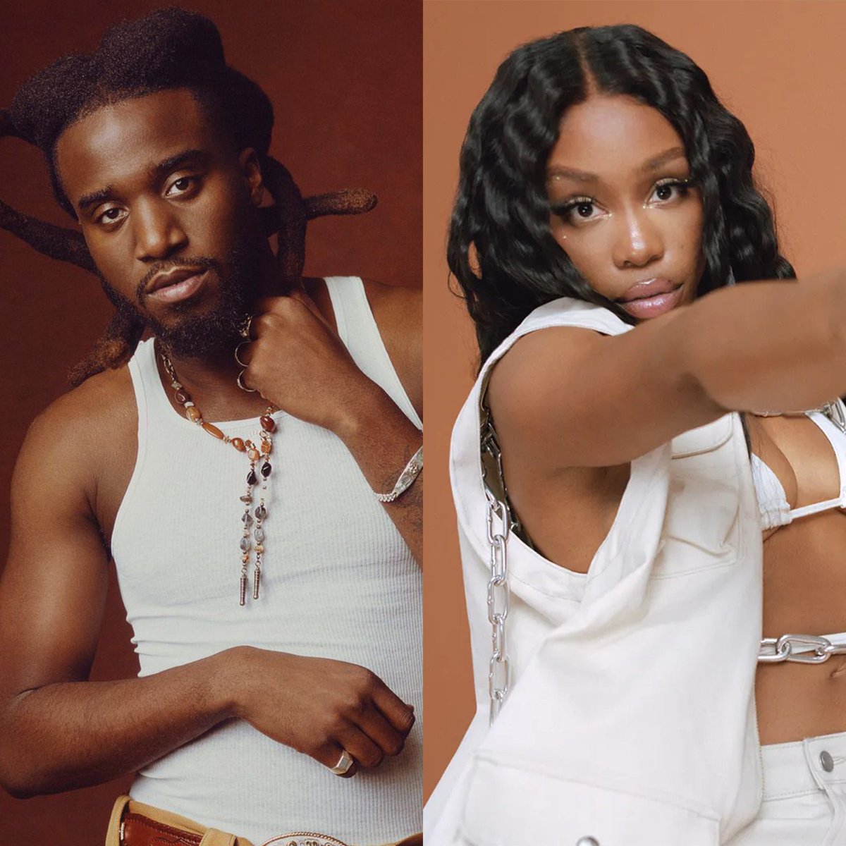 Fans are speculating that Shaboozey &amp; SZA might be dating after being spotted together

Neither of them have addressed the rumors... 👀