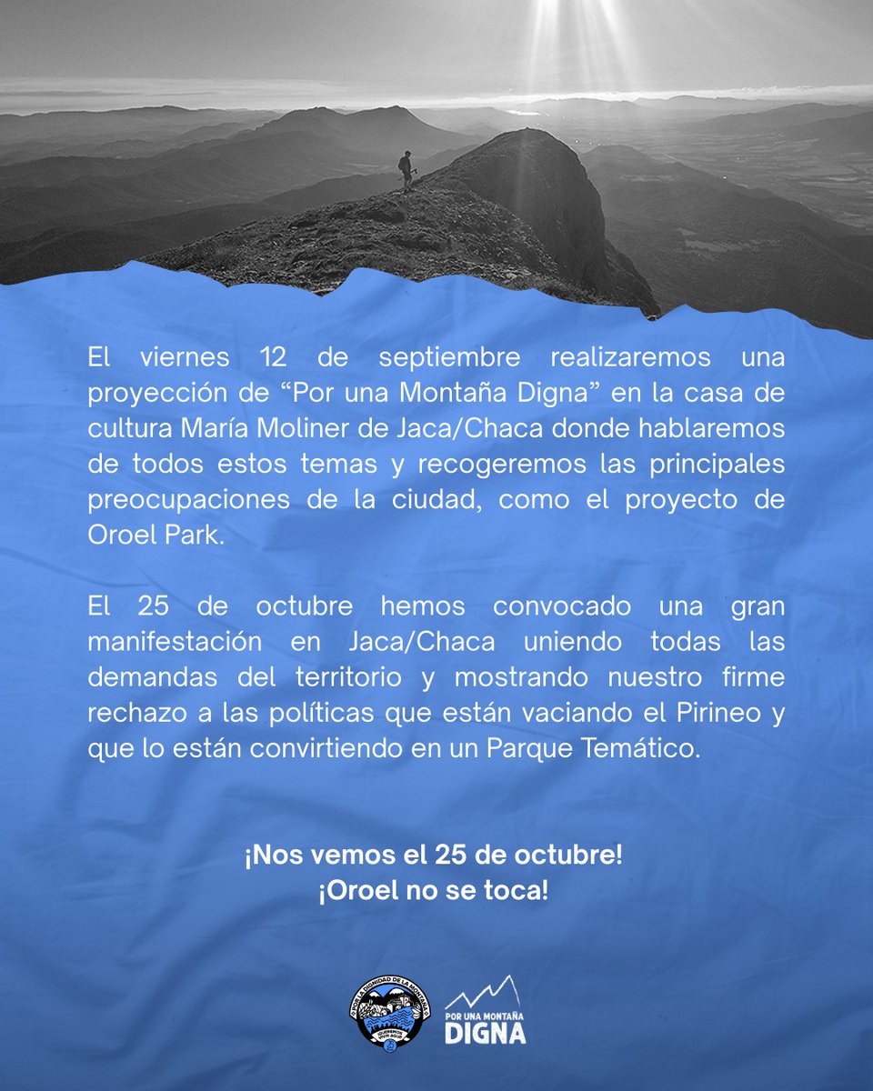 Oroel no se toca 🌿🏞️

El Pirineo no es un parque temático ❌🛝