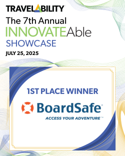 BoardSafe is a winner of the INNOVATEAble Showcase in honor of the Americans with Disabilities Act! Our Accessible &amp; Adaptive Kayak Launch was a top solution for accessibility in travel &amp; tourism.
loom.ly/uLwl2Yg
#INNOVATEAble #TravelAbilitySummit #AccessibleInnovation