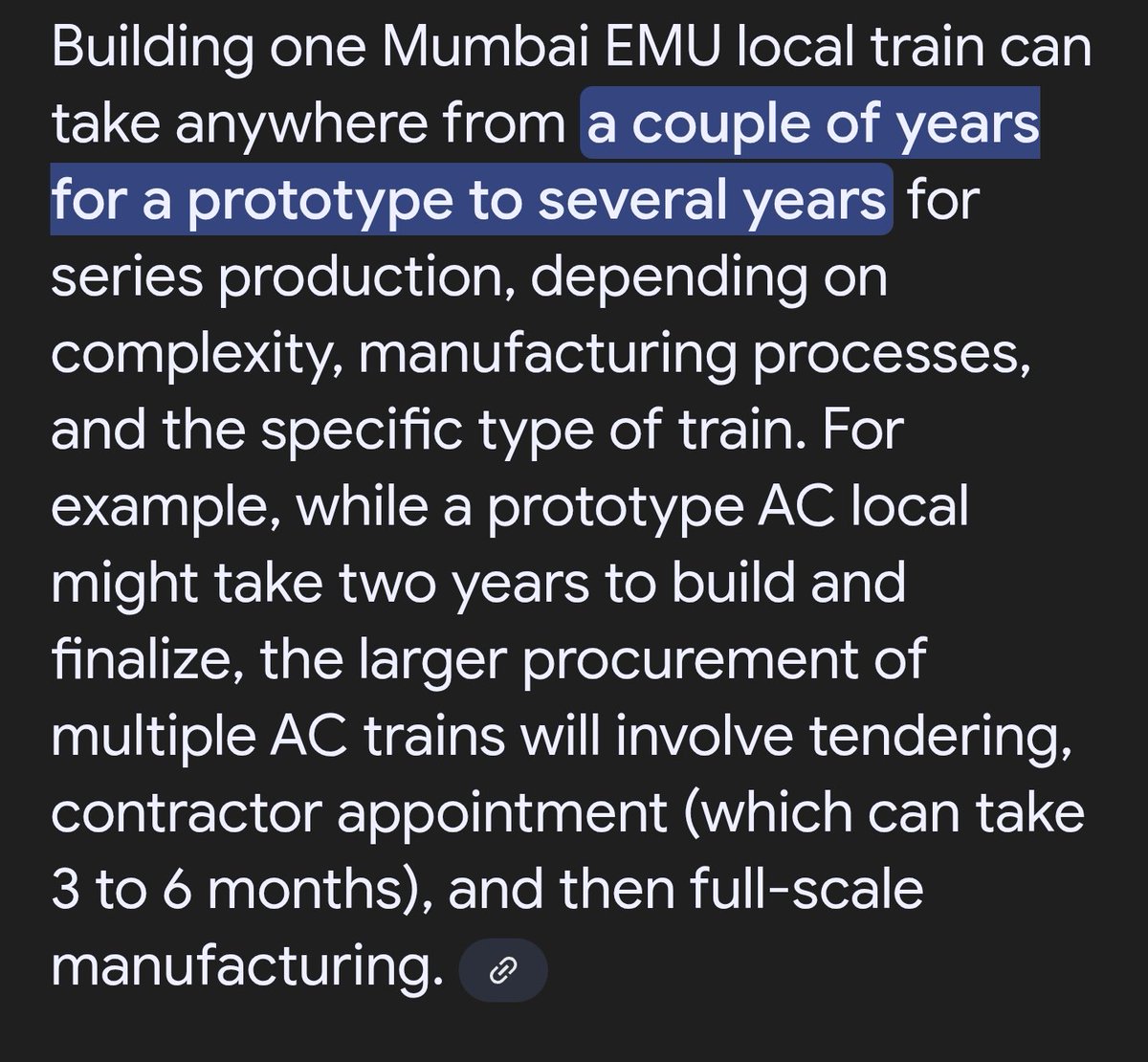 Expect these trains to only come in the  2nd half of 2027. Don't think before 2027 for sure.
If yes, I will be grateful.
Cz the tender closing date is Dec 2025.
Why can't they expedite the process when the citizens are in much need.