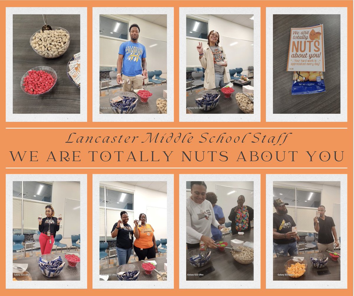 🥜🎉LMS Weekly Staff Celebration 🎉🥜