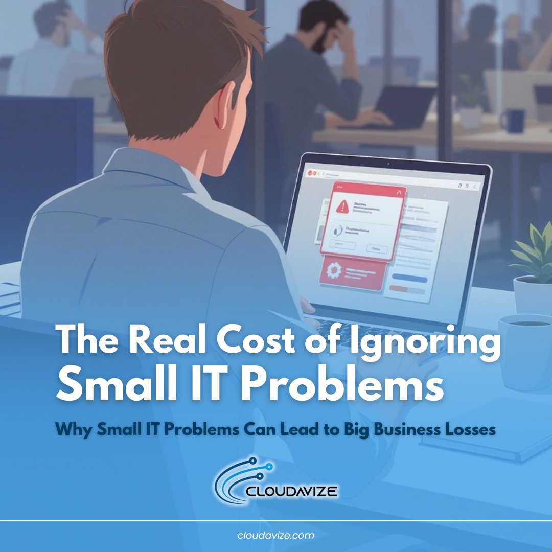 cloudavize's tweet image. 💻 Ignoring “small” IT problems isn’t harmless.

Slow PCs → lost productivity
Skipped updates → security risks
Missed backups → data loss
One hour of downtime = $$$ lost.

✅ Stay proactive with IT support: 

cloudavize.com/it-support-dal…

#ITSolutions #DallasBusiness #CyberSecurity