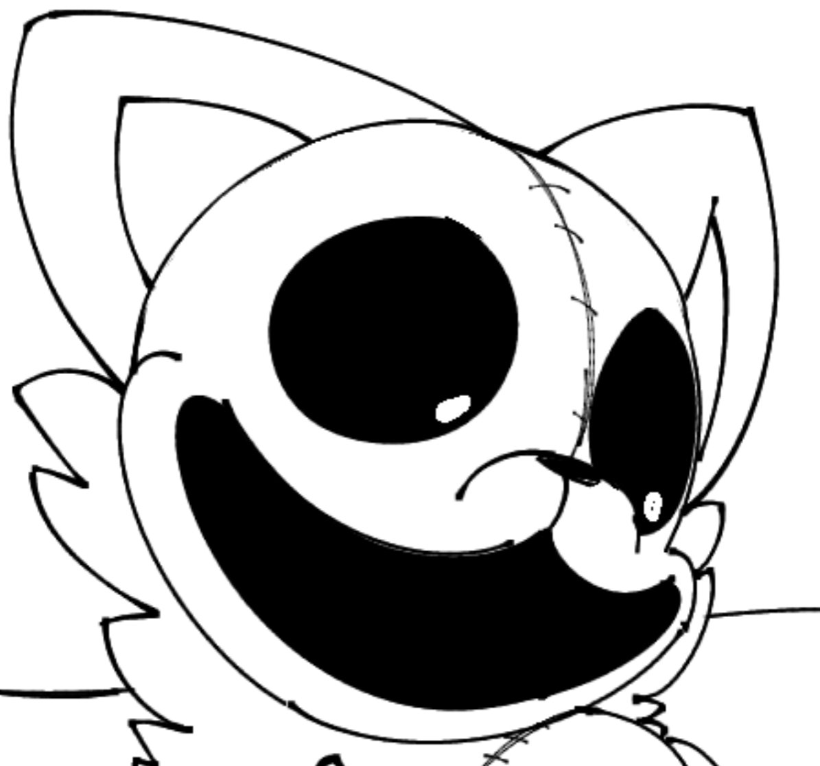 Here's a little sneaketh peaketh for my next art.
Definitely not that one purple cat from that one toy horror game...