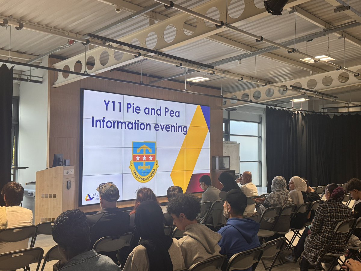 DeltaHTHA's tweet photo. It’s an important evening for our Year 11’s and their parent and carers.
Pie and Pea event is about to commence
#preparingforthefuture https://t.co/22mMb9ejDj