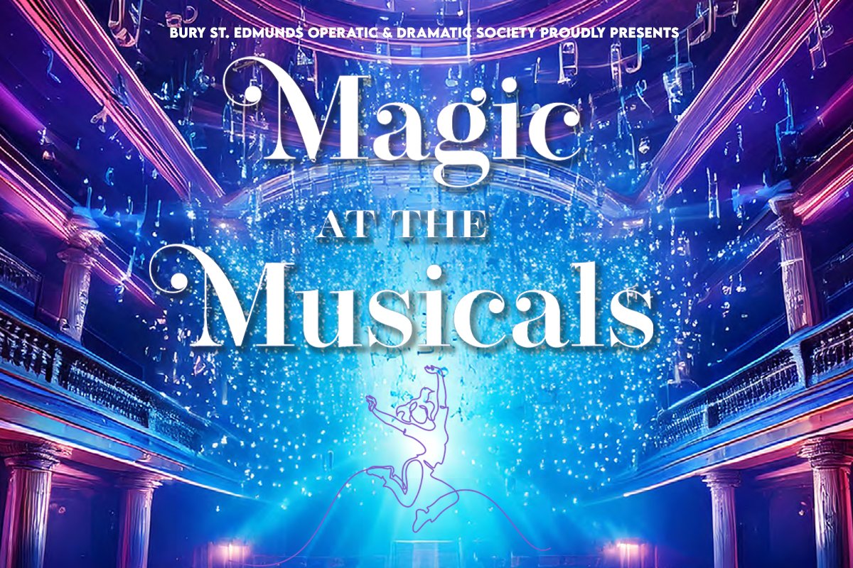 We're looking forward to Magic At The Musicals from Bury St Edmunds Operatic &amp; Dramatic Society tomorrow! Limited tickets remaining so don't miss out!
Get tickets: bit.ly/469D8X5