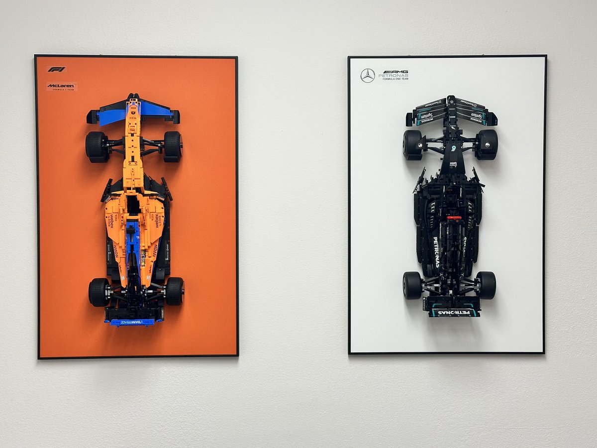 Official Office decor  #legos #F1 #McLarenF1 #MercedesAMGF1 @LEGO @FANTAS <a href="/LEGO_Group/">LEGO</a>