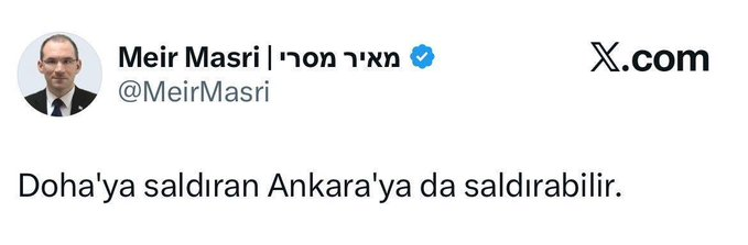 Soldaki fotoda İsrailli bir haber kanalı Katar'a yapılan saldırıya teşekkür edip bir sonraki hedef olarak büyülteç ile İstanbulu gösteriyor.
Sağdaki fotoda ise İsrailli akademisyen ''Sıra Ankarada'' diyor.
İsrail acil haritadan SİLİNMEZ ise, Türkiye'nin içindeki İsrail sınırdışı