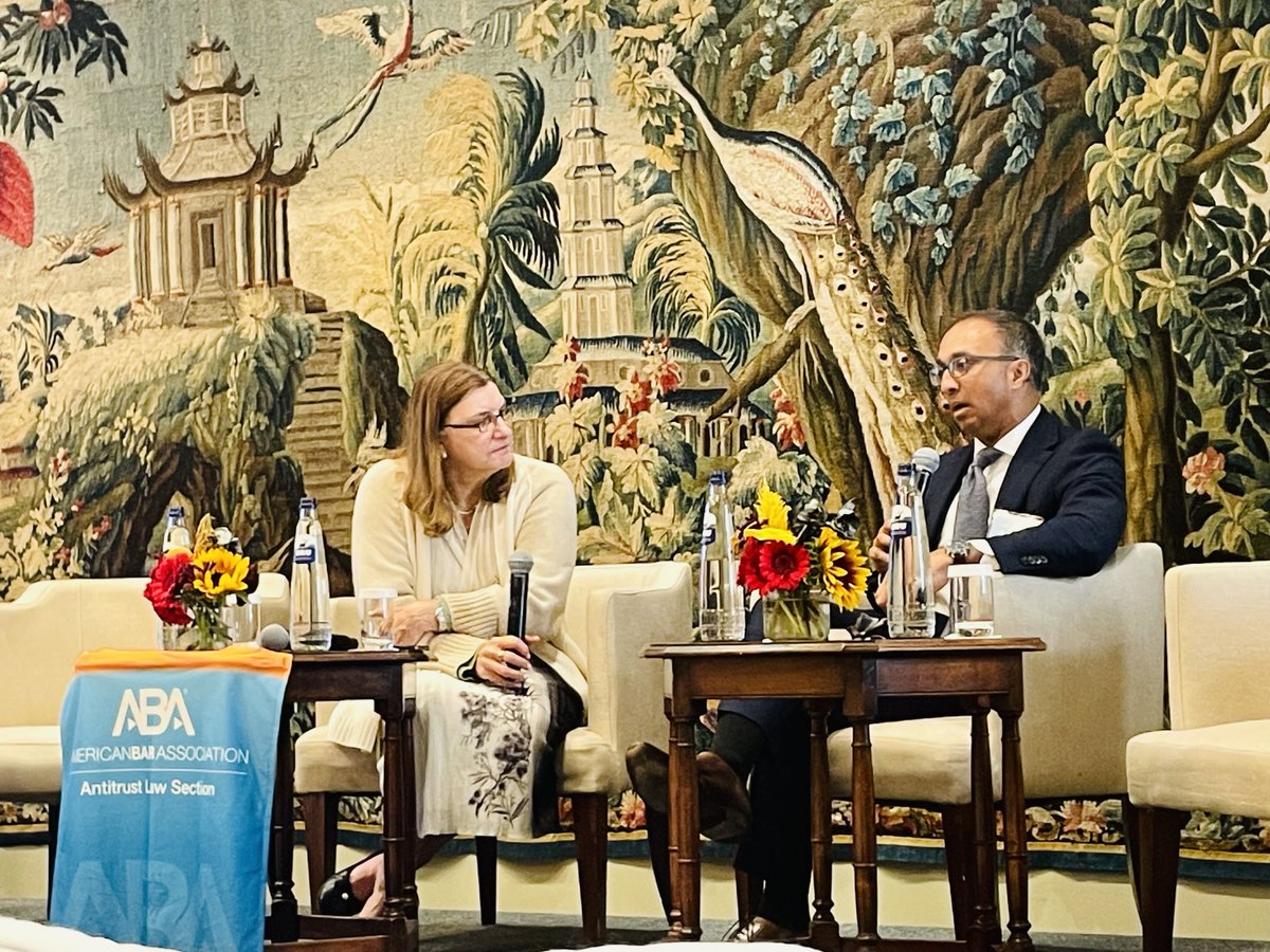 At ⁦<a href="/abaantitrust/">ABA Antitrust Law Section</a>⁩ Brussels conference today, US Judge Amit Mehta defended his remedy opinion in <a href="/Google/">Google</a> search #monopoly case, saying courts need to show restraint, be “cautious” in crafting remedies. ⁦<a href="/mlexclusive/">MLex</a>⁩ has the full story #antitrust ⁦<a href="/JusticeATR/">Antitrust Division</a>⁩