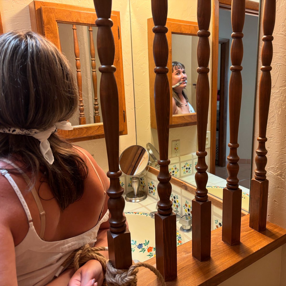 Objects in mirror are closer than they appear 🪞 👀