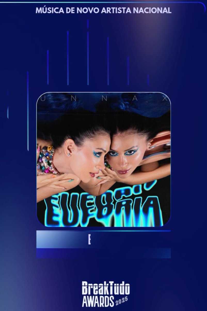 Sensação Sensacional 🗣️

Unna foi indicada ao prêmio BreakTudo Awards na categoria ‘Música de Novo Artista Nacional’ com o hino EUFORIA!!!! 

Estão preparados para dar mais essa conquista para nossa diva?