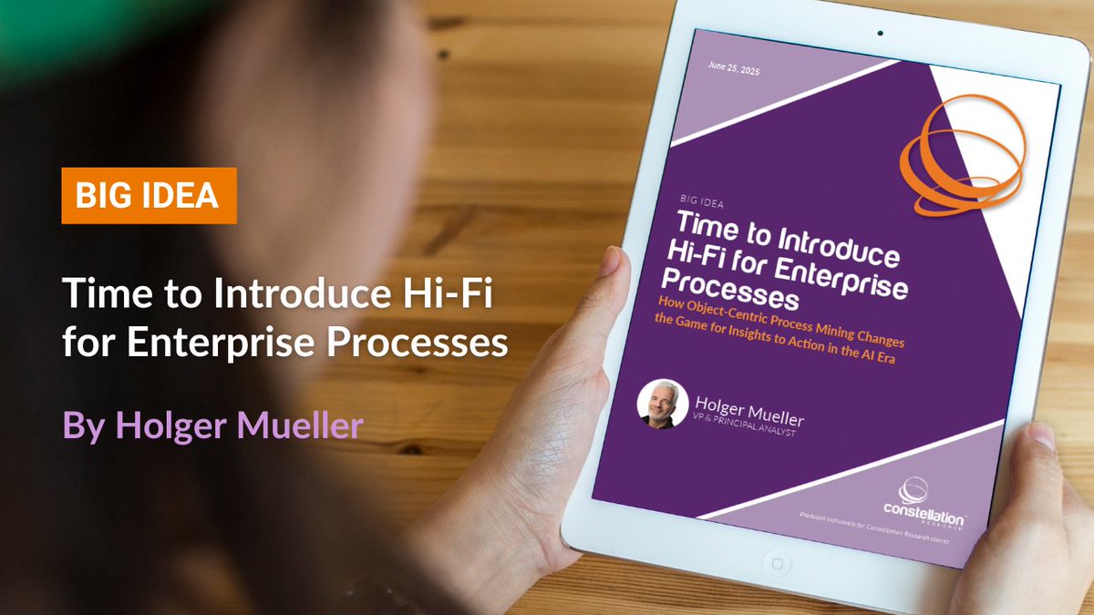 constellationr's tweet image. It&apos;s time to bring Hi-Fi to enterprise processes. @holgermu argues for richer, real-time, and more human experiences across workflows—because Lo-Fi just won&apos;t cut it anymore. Full POV 👉 zurl.co/01u4I #FutureOfWork #EnterpriseTech