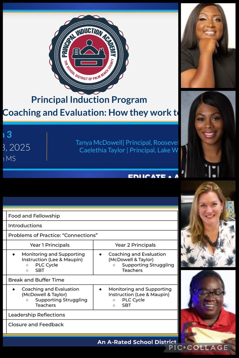 Yesterday’s Principal Induction was so engaging that we forgot to take pictures! Thanks Principals Maupin, Lee, McDowell, and Taylor for sharing wisdom &amp; resources. Thanks ⁦<a href="/LWMSWarriors/">Lake Worth Community Middle School</a>⁩ for hosting, &amp; kudos to our new principals for prioritizing their continued growth!