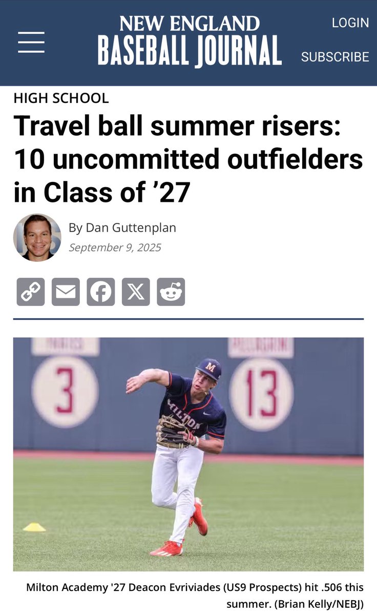 US9Prospects's tweet photo. Well deserved recognition for Deacon. Combination of talent and competitiveness is real! https://t.co/imlkTFSh7o