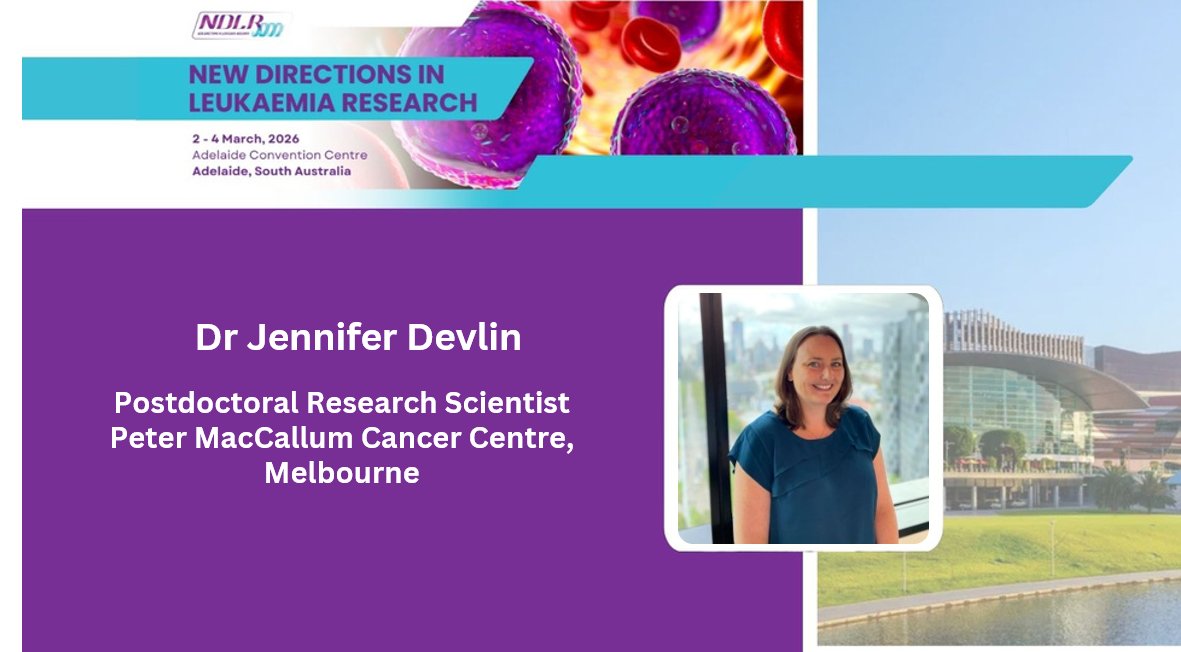 We are excited to introduce #NDLR2026 speaker Dr Jennifer Devlin, one of from <a href="/PeterMacCC/">Peter Mac Cancer Centre</a>. Jennifer’s research focuses on dissecting the molecular mechanisms that control #GeneExpression to identify transcriptional vulnerabilities that may be exploited for #CancerTreatment.