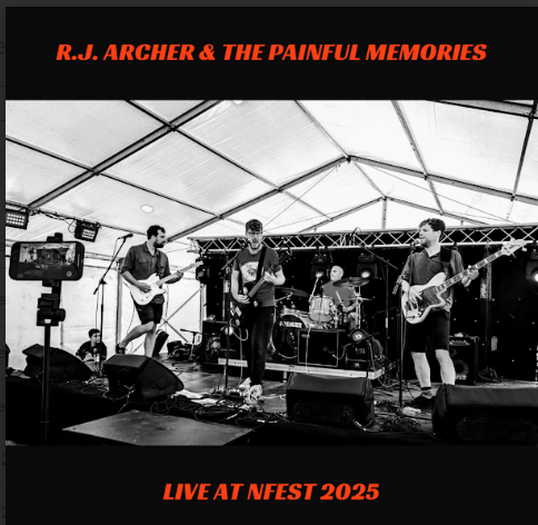 R.J Archer and the Painful Memories, Live EP at NFest 2025, reviewed by Rock the Joint Magazine, rockthejointmagazine.com/r-j-archer-and…
#RJArcherandthepainfulmemories #LiveMusic #NewMusic #NewMusicAlert #rockmusic