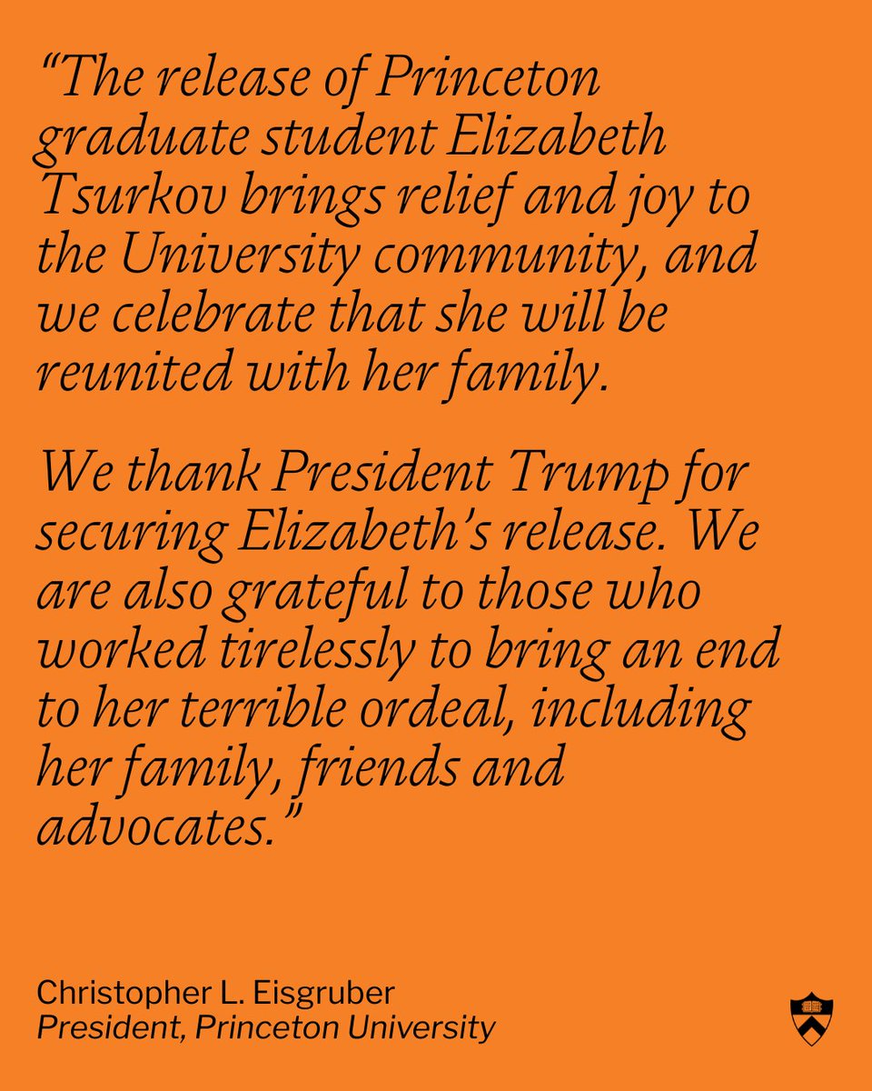 Princeton University tweet media