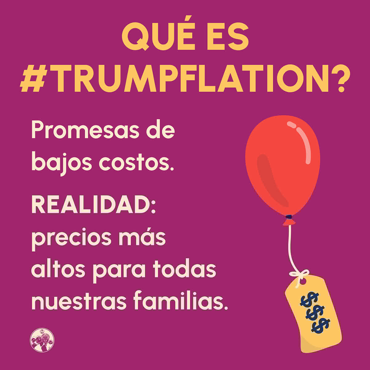 MamasConPoder's tweet image. Las familias sienten #Trumpflation todos los días. 📈
Comparte tus fotos de precios y facturas con el hashtag para mostrar la realidad y exigir soluciones reales. trumpflation.momsrising.org
#MamasConPoder #JusticiaEconómica