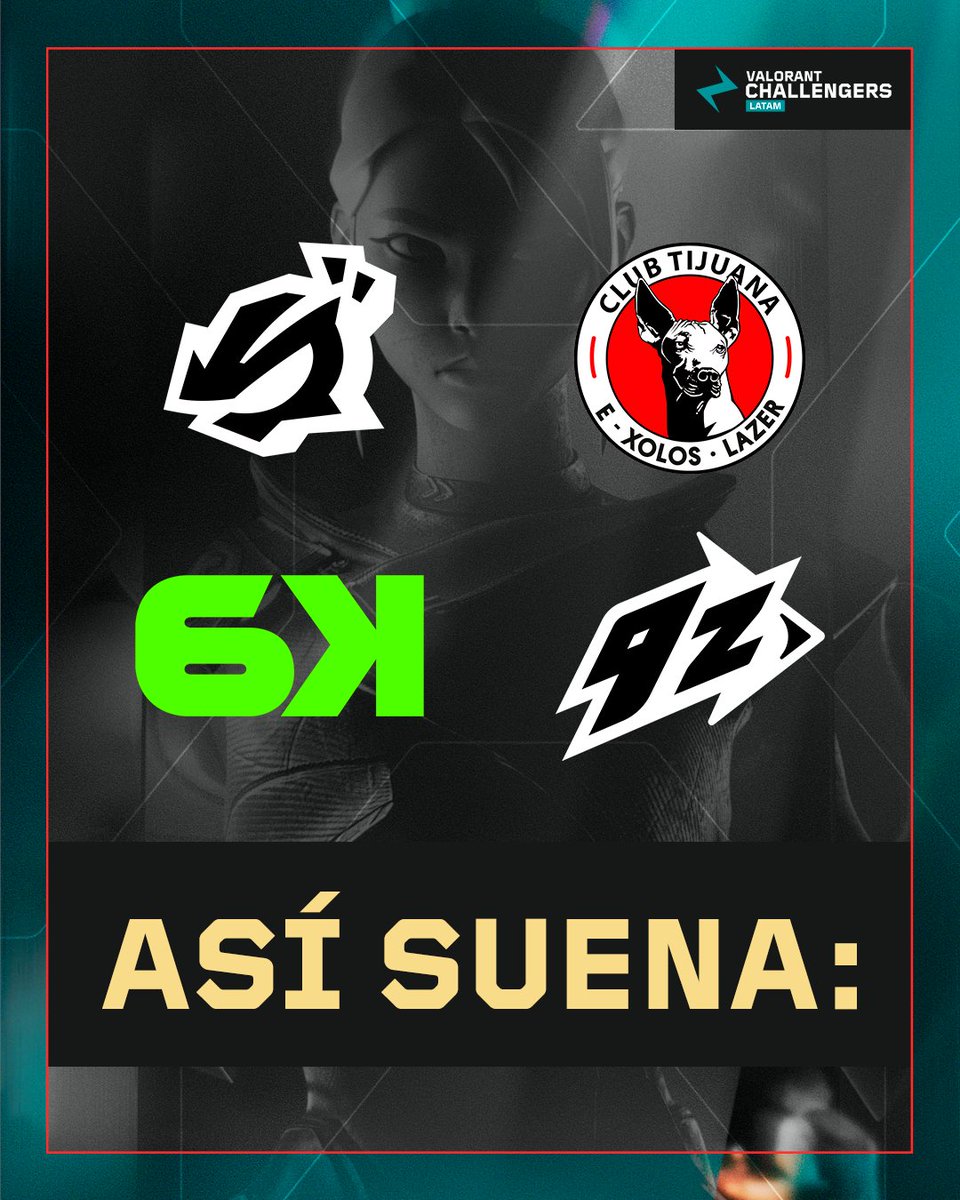 VCL_LATAM's tweet image. 🎶 El #FinalFour terminó pero el hype sigue vivo 🔥
Así suenan los 4 grandes de #VCLLatam con sus playlists oficiales:

🌊6K: open.spotify.com/playlist/2irGj… 

💜9zG: open.spotify.com/playlist/6GSer… 

🐶EXL: open.spotify.com/playlist/4G5TW… 

🥷SHI: open.spotify.com/playlist/1ouCd…

¿Cual fue tu favorita?  🎧