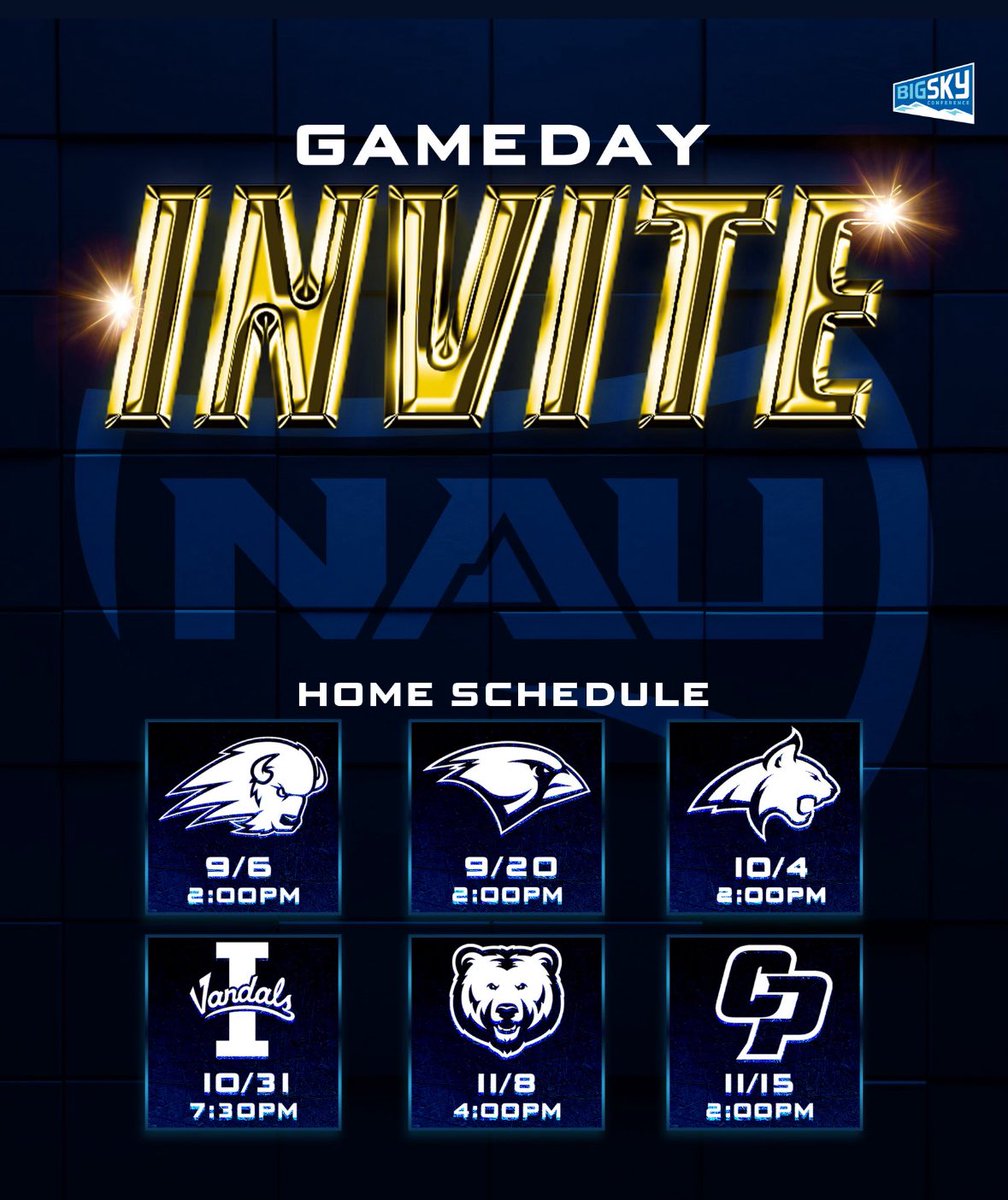 Thank you <a href="/NAU_Football/">NAU Football</a> for the game day invite!