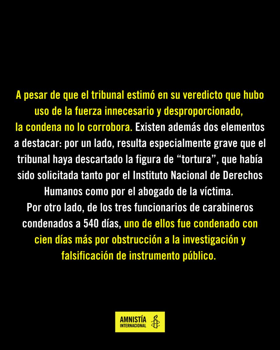Amnistía Internacional Chile tweet media