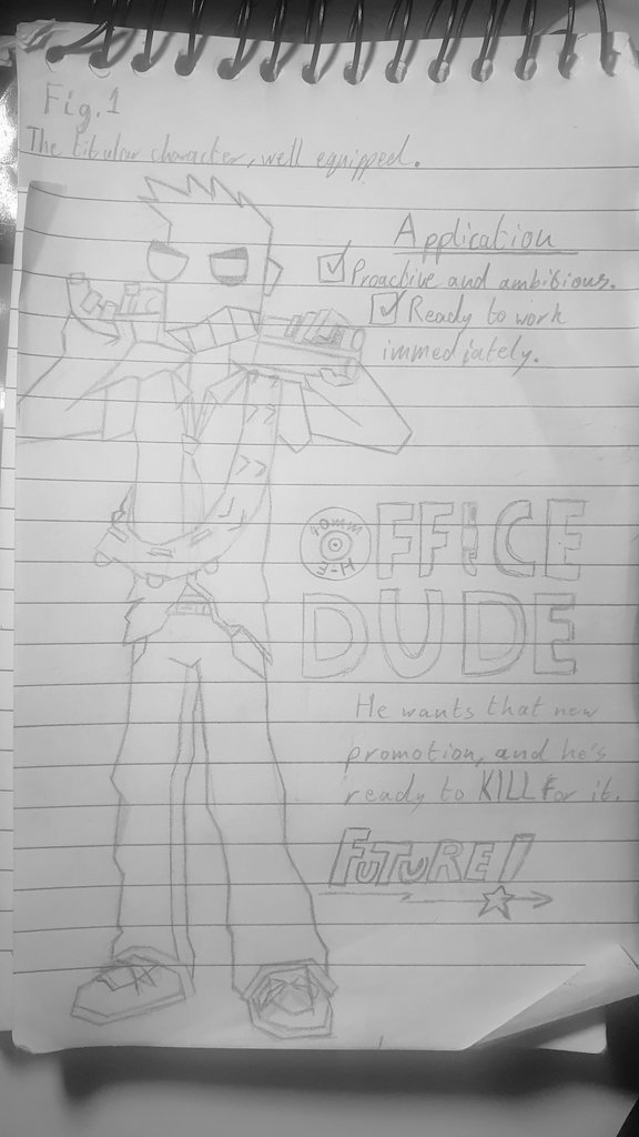 imfuture3D's tweet image. OFFICE DUDE 💥
In a competitive workplace, that promotion's just outta reach...
#art #traditionalart #oc #ocart #newoc