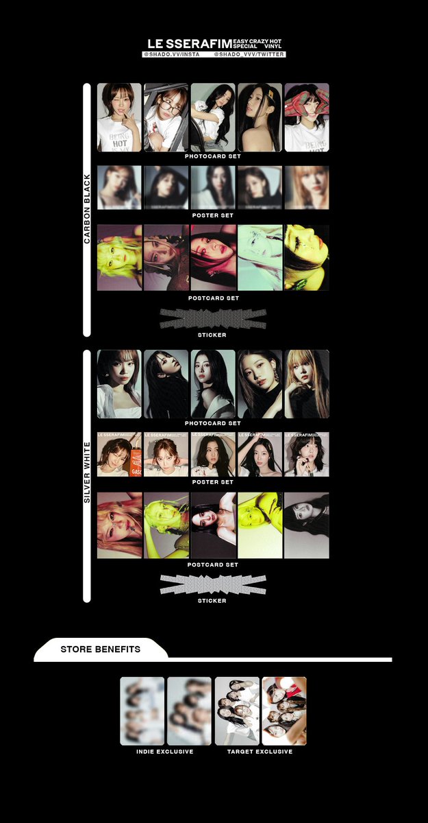 090925 - LE SSERAFIM - Easy, Crazy, Hot special vinyl - OT5